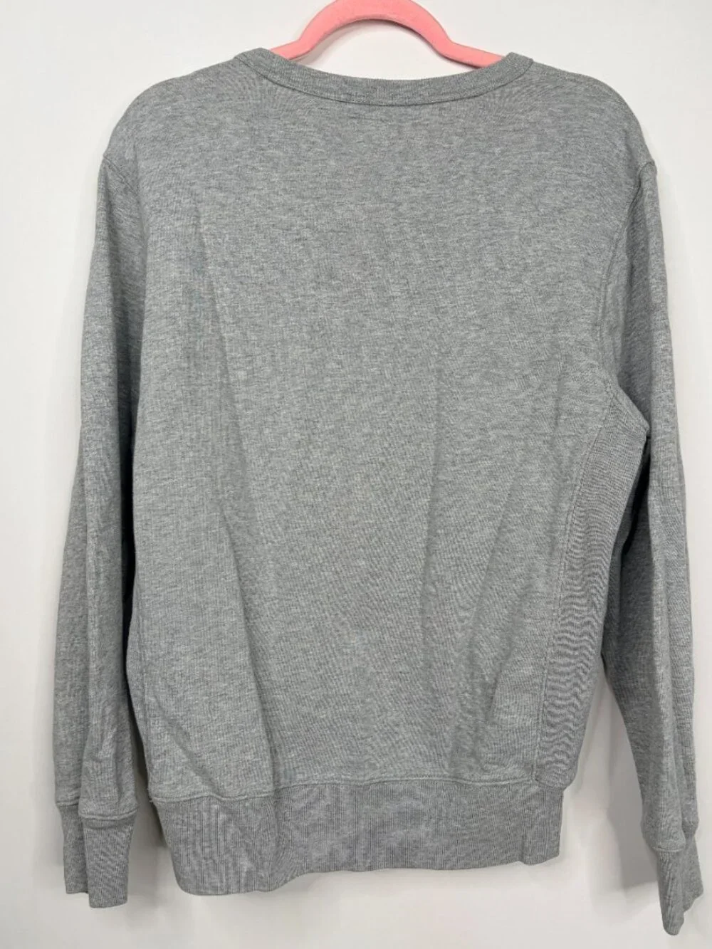 J. Crew French Terry Crewneck Sweatshirt Heather Gray Medium #A3023